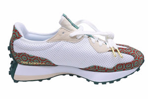 新品同様 New Balance ニューバランス Casablanca カサブランカ スニーカー 靴 327 RED MONOGRAM MS327CAA ホワイト 中古 35409