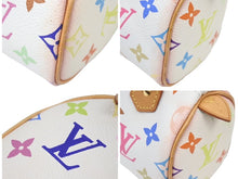 Load image into Gallery viewer, LOUIS VUITTON ルイヴィトン 村上隆 ミニスピーディ ブラック 白 ブロン モノグラムマルチ M92645 美品 35411