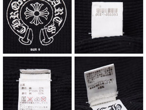 CHROME HEARTS クロムハーツ HOODIE ゴールドクラッシュプリントパーカー ゴールド ブラック メンズ 美品 35513