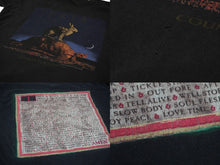 Load image into Gallery viewer, RUSH COUNTERPARTS ラッシュ 90s ウサギとカメ 半袖Ｔシャツ ブラック プリント ヴィンテージ 動物 サイズXL 中古 35571