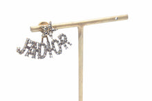 Load image into Gallery viewer, DIOR ディオール ピアス JADIOR 耳飾り スター 星 モチーフ スターモチーフ ロゴ レディース アクセサリー 美品 中古 35874 正規品