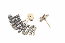 Load image into Gallery viewer, DIOR ディオール ピアス JADIOR 耳飾り スター 星 モチーフ スターモチーフ ロゴ レディース アクセサリー 美品 中古 35874 正規品