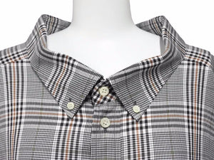 BALENCIAGA バレンシアガ 20SS シャツ オーバーサイズ トップス 長袖 622050 チェック柄 グレー サイズ34 レディース 美品 35904 正規
