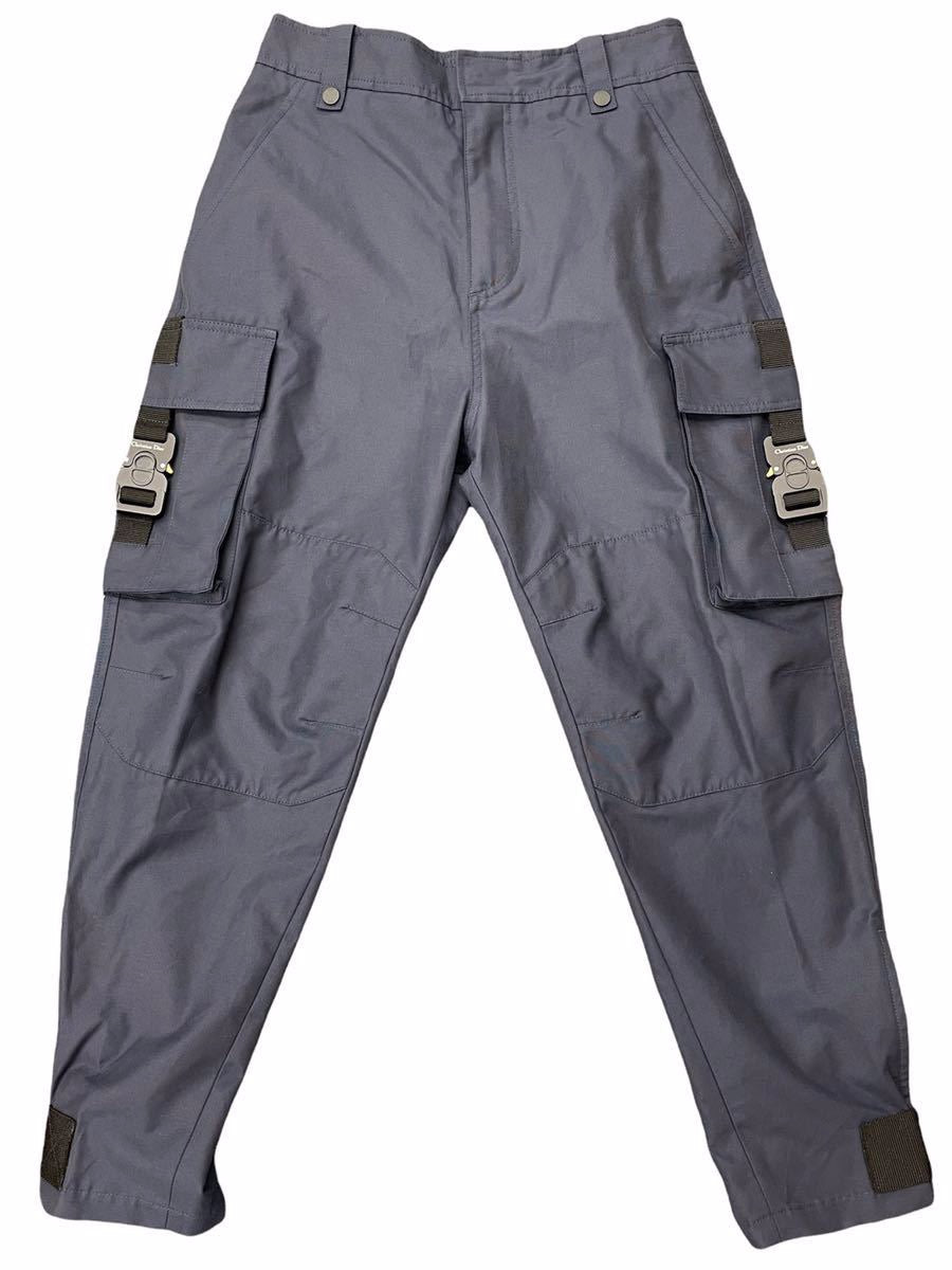 Dior Homme ディオール オム ALYX 2019AW キムジョーンズ期 カーゴパンツ ボトムスパンツ メンズ 44 ネイビー 933C124A4530 良好 35932