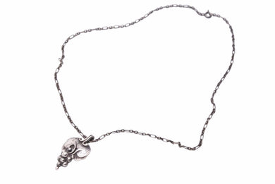 GEORG JENSEN ジョージジェンセン 1996 イヤーペンダント ぶどう ネックレス シルバー 925 ヴィンテージ ペンダント 良好 35992