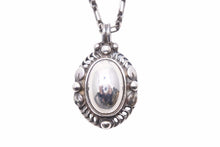 Load image into Gallery viewer, GEORG JENSEN ジョージジェンセン 1995 イヤーペンダント ネックレス ヴィンテージ シルバー ビッグ 925 メンズ 良好 中古 35993