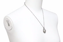 Load image into Gallery viewer, GEORG JENSEN ジョージジェンセン 1995 イヤーペンダント ネックレス ヴィンテージ シルバー ビッグ 925 メンズ 良好 中古 35993