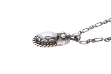 Load image into Gallery viewer, GEORG JENSEN ジョージジェンセン 1992 イヤーペンダント ネックレス ヴィンテージ シルバー 925 メンズ 良好 35994