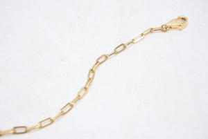YUKIZAKI ゆきざき 18K ブレスレット YG 19.5cm チェーン 2.5g イエローゴールド 金 美品 36050 正規品