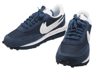 ナイキ サカイ フラグメント FRAGMENT × NIKE × SACAI LD WAFFLE ネイビー 27.5cm DH2684-400 スニーカー 極美品 中古 36065