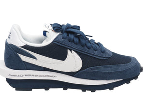 ナイキ サカイ フラグメント FRAGMENT × NIKE × SACAI LD WAFFLE ネイビー 27.5cm DH2684-400 スニーカー 極美品 中古 36065
