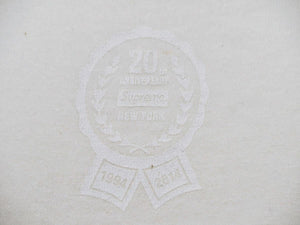 Supreme シュプリーム Box Logo Tee 20th Anniversary ボックスロゴ Tシャツ アイボリー 半袖トップス サイズM 中古 36106 