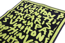 Load image into Gallery viewer, LOUIS VUITTON ルイ・ヴィトン タオル・リストバンド コットン グリーン ピンク ブラック ゴールド金具 美品 中古 36149