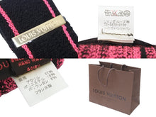 Load image into Gallery viewer, LOUIS VUITTON ルイ・ヴィトン タオル・リストバンド コットン グリーン ピンク ブラック ゴールド金具 美品 中古 36149