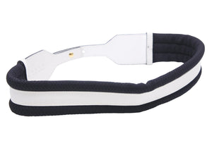MARNI マルニ ベルト 小物 イタリア製 レザー メッシュ ホワイト ブラック ゴールド金具 サイズ75 美品 中古 36161