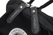Load image into Gallery viewer, CHANEL シャネル ノベルティ ミニ リュックサック GABRIELLE AGENCE SPATIALE ナイロン レザー ブラック 美品 中古 36970