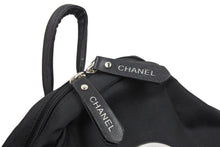 Load image into Gallery viewer, CHANEL シャネル ノベルティ ミニ リュックサック GABRIELLE AGENCE SPATIALE ナイロン レザー ブラック 美品 中古 36970