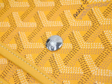 Load image into Gallery viewer, GOYARD ゴヤール ショルダーバッグ ポジェット プリュメ ポーチウォレット PVC×レザー イエロー 新品同様 36988