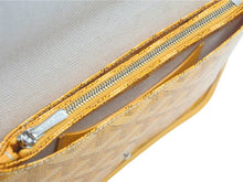 Load image into Gallery viewer, GOYARD ゴヤール ショルダーバッグ ポジェット プリュメ ポーチウォレット PVC×レザー イエロー 新品同様 36988