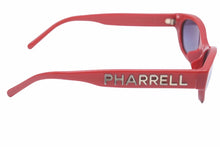 Load image into Gallery viewer, CHANEL×PHARRELL シャネル×ファレル サングラス レッド ブラック プラスチック ゴールド金具 良好 N37036 正規品