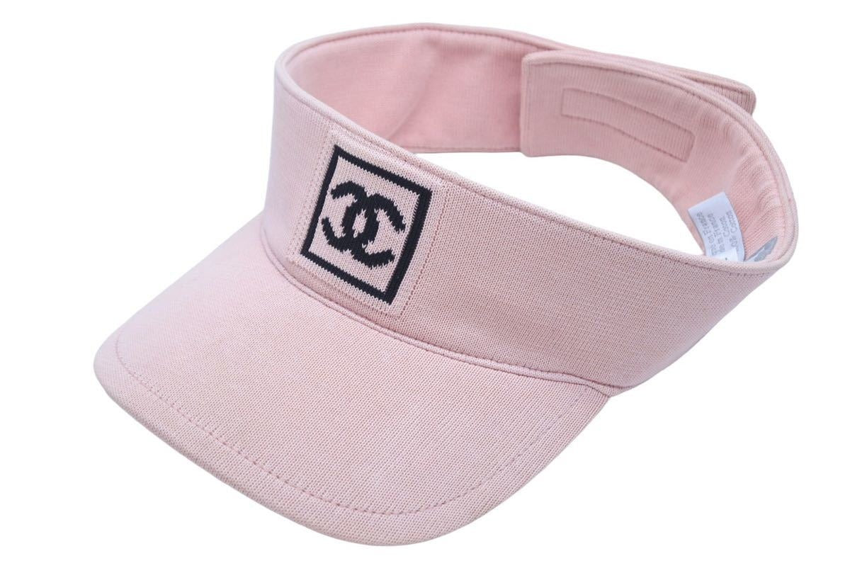 CHANEL チェック柄キャップ M org.jpg