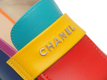 Load image into Gallery viewer, CHANEL PHARRELL シャネル ファレル・ウィリアムス ローファー 革靴 カプセルコレクション G34847 マルチ 41 メンズ 美品 37458