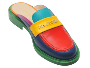 CHANEL PHARRELL シャネル ファレル・ウィリアムス ローファー 革靴 カプセルコレクション G34847 マルチ 41 メンズ 美品 37458