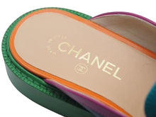 Load image into Gallery viewer, CHANEL PHARRELL シャネル ファレル・ウィリアムス ローファー 革靴 カプセルコレクション G34847 マルチ 41 メンズ 美品 37458