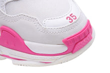 画像をギャラリービューアに読み込む, BALENCIAGA バレンシアガ Triple S トリプルエス スニーカー ピンク ホワイト レディース 美品 37469 正規品
