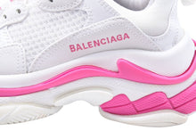 画像をギャラリービューアに読み込む, BALENCIAGA バレンシアガ Triple S トリプルエス スニーカー ピンク ホワイト レディース 美品 37469 正規品