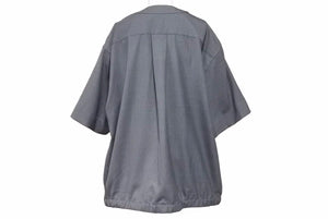未使用品 sacai サカイ 22SS Suiting Mix Pullover プルオーバーシャツ 22-02671M グレー サイズ2 中古 37508