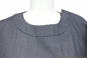 未使用品 sacai サカイ 22SS Suiting Mix Pullover プルオーバーシャツ 22-02671M グレー サイズ2 中古 37508