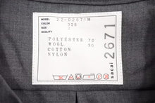 Load image into Gallery viewer, 未使用品 sacai サカイ 22SS Suiting Mix Pullover プルオーバーシャツ 22-02671M グレー サイズ2 中古 37508