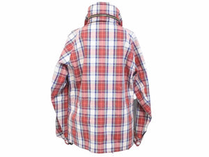 VISVIM ビズビム PFD JACKET GORE-TEX ゴアテックス チェック柄 レッド ホワイト S 2001 中古品 37569
