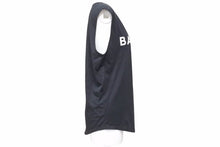 Load image into Gallery viewer, BALMAIN バルマン タンクトップ ノースリーブ レディース ブラック ゴールド ロゴ ボタン XS 美品 36164