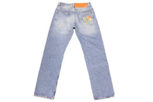 Load image into Gallery viewer, LOEWE ロエベ 2020春夏 デニムパンツ 花柄 フローラル 刺繍 FLORAL EMBROIDERY JEANS S2102420IB サイズ34 レディース 良好 37693