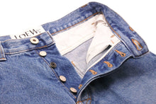 Load image into Gallery viewer, LOEWE ロエベ 2020春夏 デニムパンツ 花柄 フローラル 刺繍 FLORAL EMBROIDERY JEANS S2102420IB サイズ34 レディース 良好 37693