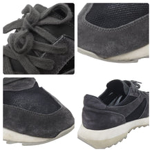 Load image into Gallery viewer, フィアオブゴッド メッシュ×レザー スニーカー 43 メンズ グレー Vintage Runner Off Black 美品 中古 37720
