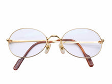 Load image into Gallery viewer, CARTIER カルティエ サングラス メガネ ヴィンテージ 135 51□19 トリニティ 美品 中古 37754