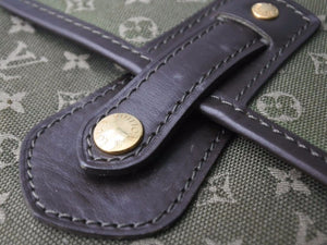 LOUIS VUITTON ルイヴィトン ハンドバッグ カーキ グリーン ホワイト レディース モノグラム 中古 37766 正規品