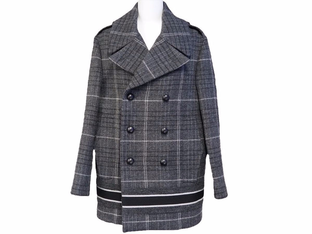Christian Dior クリスチャンディオール 841C05A1036 ジャケット グレー 上着 アウター サイズ34 レディース 美品 37836 正規品