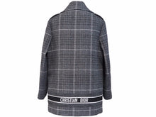 Load image into Gallery viewer, Christian Dior クリスチャンディオール 841C05A1036 ジャケット グレー 上着 アウター サイズ34 レディース 美品 37836 正規品