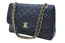 Load image into Gallery viewer, CHANEL シャネル パリ限定 26cm マトラッセ Wチェーン ショルダーバッグ ブラック 良品 中古 1番台 37885