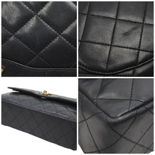 Load image into Gallery viewer, CHANEL シャネル パリ限定 26cm マトラッセ Wチェーン ショルダーバッグ ブラック 良品 中古 1番台 37885