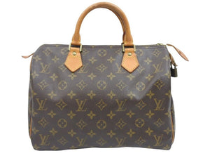 LOUIS VUITTON ルイヴィトン ヴィンテージ M41526 スピーディ30 ハンドバッグ カバン モノグラム ブラウン ユニセックス 中古 37892