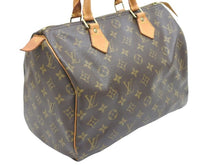 Load image into Gallery viewer, LOUIS VUITTON ルイヴィトン ヴィンテージ M41526 スピーディ30 ハンドバッグ カバン モノグラム ブラウン ユニセックス 中古 37892