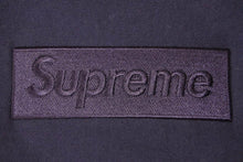 Load image into Gallery viewer, 14AW SUPREME シュプリーム ネイビー コットン ボックスロゴプルオーバー パーカーTonal Box Logo Pullover サイズM 美品 37919
