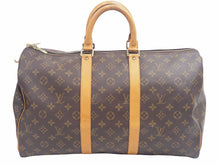 Load image into Gallery viewer, LOUIS VUITTON ルイヴィトン キーポル 45 ボストンバッグ M41428 モノグラム 旅行 良品 中古 37942