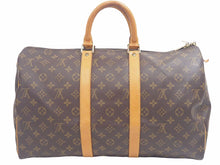 Load image into Gallery viewer, LOUIS VUITTON ルイヴィトン キーポル 45 ボストンバッグ M41428 モノグラム 旅行 良品 中古 37942