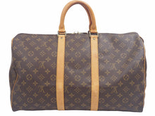 Load image into Gallery viewer, LOUIS VUITTON ルイヴィトン キーポル 45 ボストンバッグ M41428 モノグラム 旅行 良品 中古 37943